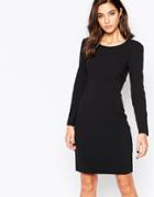 Sisley Body-conscious Dress With Contouring - Black