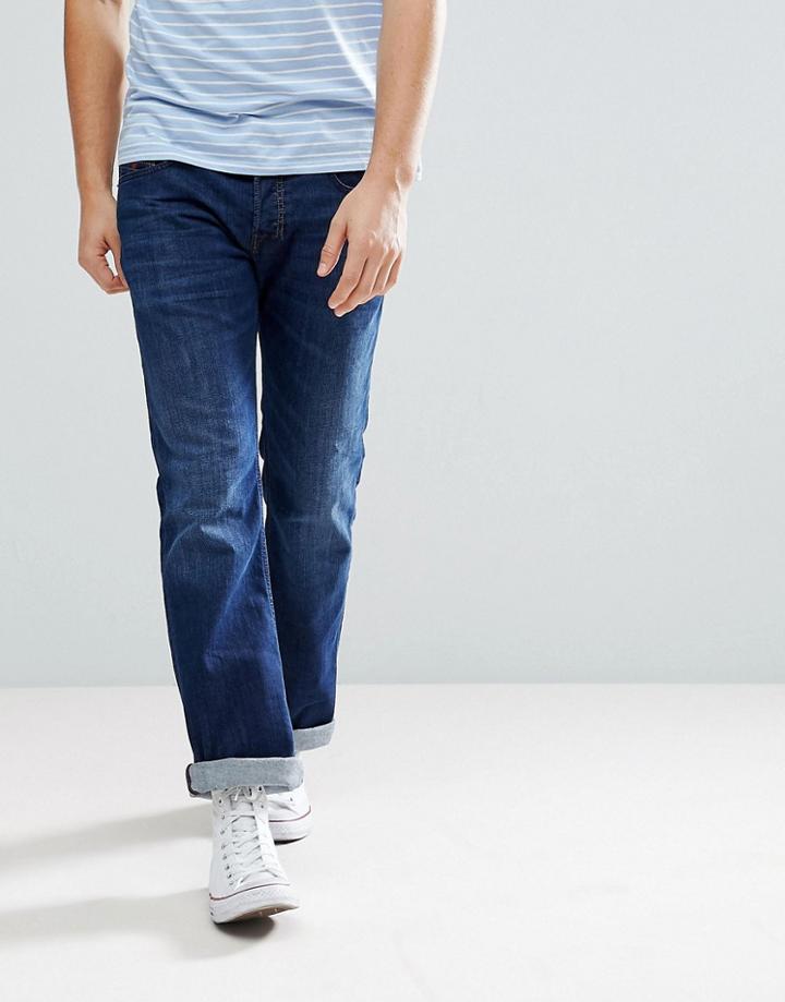 Diesel Zatiny Jeans In Rinse Wash - Navy