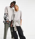 Collusion Unisex T-shirt In Mushroom-neutral
