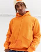 Carrots Wordmark Hooded Sweat In Orange
