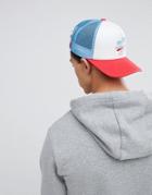 11 Degrees Trucker Cap With Surf Embroidery - White