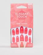 Elegant Touch Stiletto Firey Fuchsia False Nails - Pink