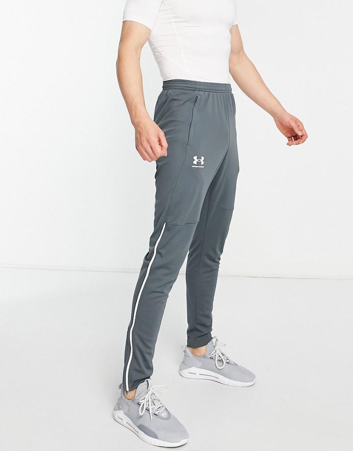 Under Armour Pique Track Sweatpants In Gray
