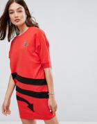 Love Moschino Devils Tail Tee Dress - Red