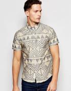 Native Youth Geo-tribal Short Sleeve Shirt - Multi
