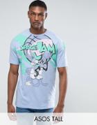 Asos Tall Space Jam Oversized T-shirt - Blue