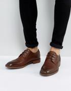 Steve Madden Qhamtim Leather Shoes In Tan - Tan