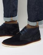Kg By Kurt Geiger Suede Chukka Boots - Blue