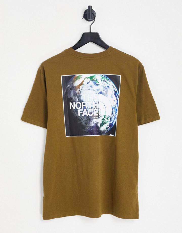 The North Face Box T-shirt In Olive Green