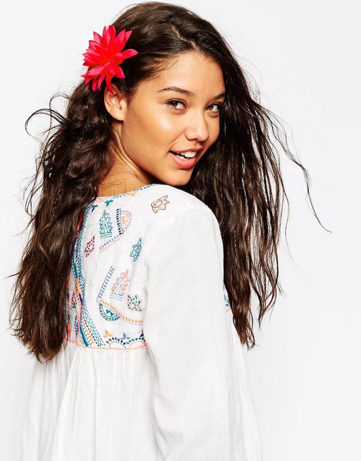 Asos Rio Flower Hair Clip - Pink