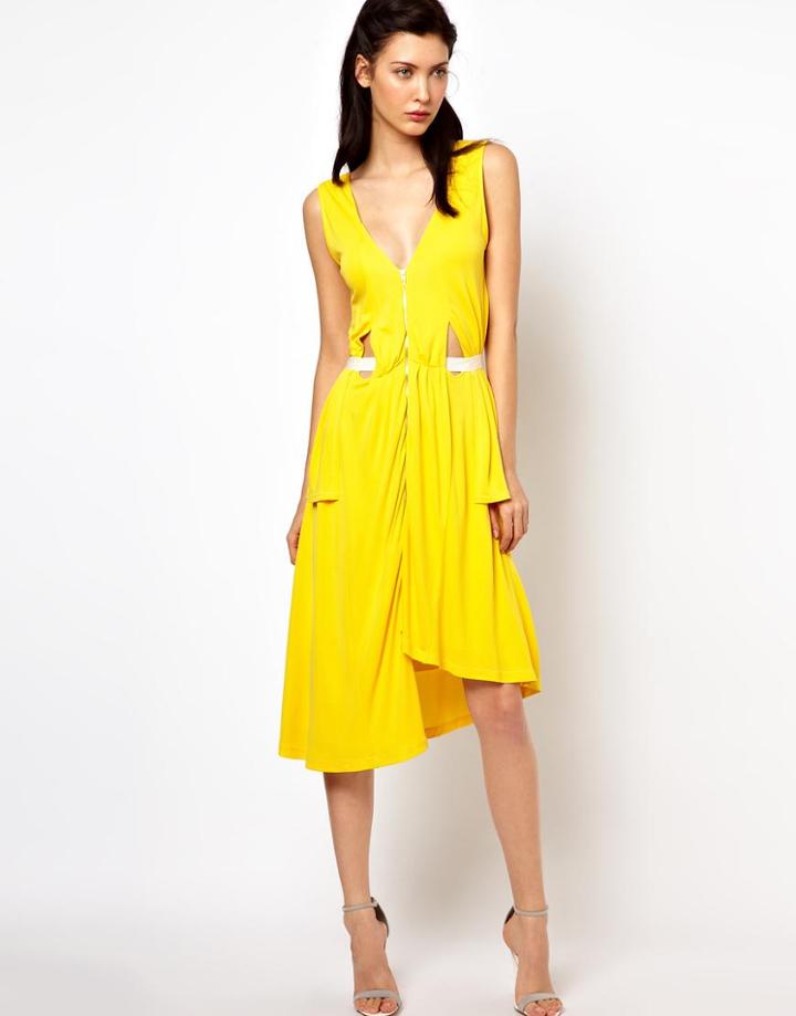 Kore By Sophia Kokosalaki Drape Side Panel Dress