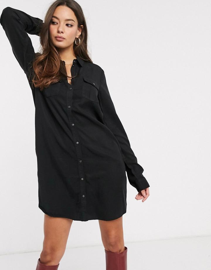 Vero Moda Shirt Dress In Black