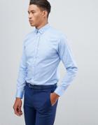 Selected Homme Smart Shirt In Slim Fit With Fleck Print - Navy