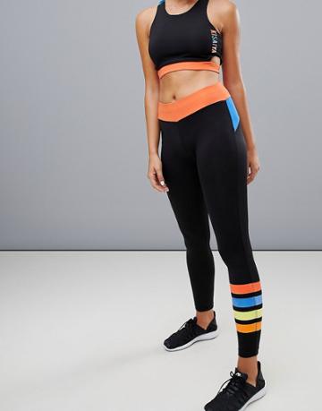 Kisaiya Color Pop Leggings - Black