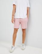 Bershka Join Life Jersey Shorts In Pink - Pink