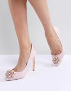 Ted Baker Peetch Light Pink Embellished Shoes - Pink