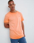 Jack & Jones Originals Neon T-shirt With Scoop Neck - Orange