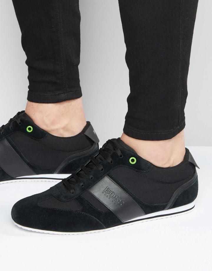 Boss Green Light Logo Sneakers - Black