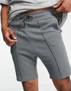 Jack & Jones Originals Pin Tucked Sweat Shorts In Khaki - Part Of A Set-green