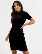Pieces Short Sleeve Bodycon Mini Dress