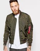 Alpha Industries Ma-1 Bomber Jacket Slim Fit - Gray