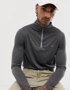 Calvin Klein Golf Harlem Half Zip In Gray