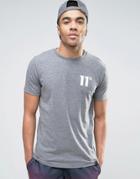 11 Degrees Muscle T-shirt In Grey - Gray
