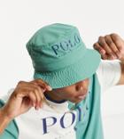 Polo Ralph Lauren X Asos Exclusive Collab Bucket Hat In Green With Text Logo