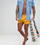Ellesse Swim Shorts With Small Logo In Yellow - Yellow
