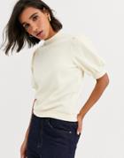 Vero Moda Puff Short Sleeve Sweatshirt