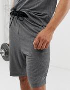 Reebok Work Out Ready Melange Tech Shorts In Gray