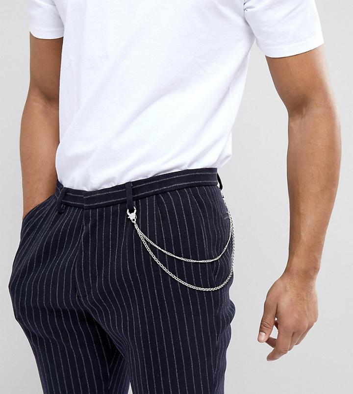 Designb Silver Ball Jean Chain Exclusive To Asos - Silver