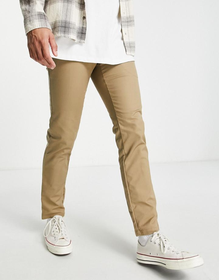 Carhartt Wip Sid Slim Chino Pants In Beige-neutral