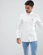 Fred Perry Oxford Shirt In White - White