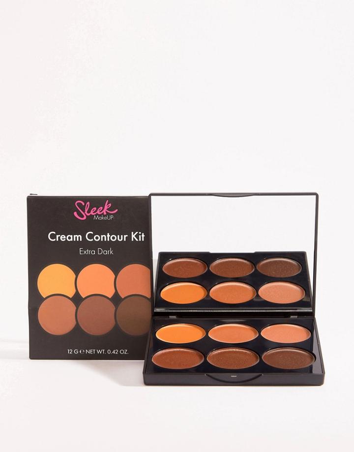 Sleek Makeup Cream Contour Kit - Extra Dark - Tan