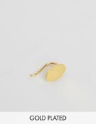Ottoman Hands Oval Ear Cuffs - Gold