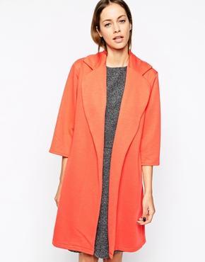 The Laden Showroom X Katka Rosanna Convex Car Coat - Lobster Orange