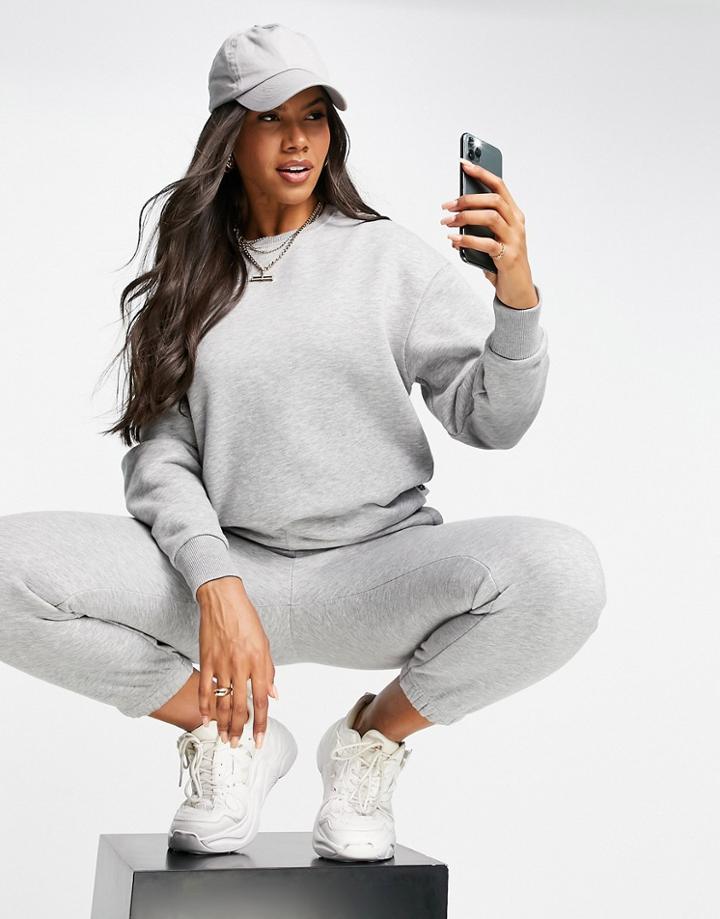Asos 4505 Icon Ultimate Sweatshirt In Brushback-grey