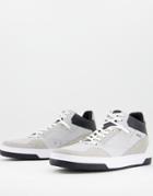 Hugo Switon High Top Sneakers In Gray
