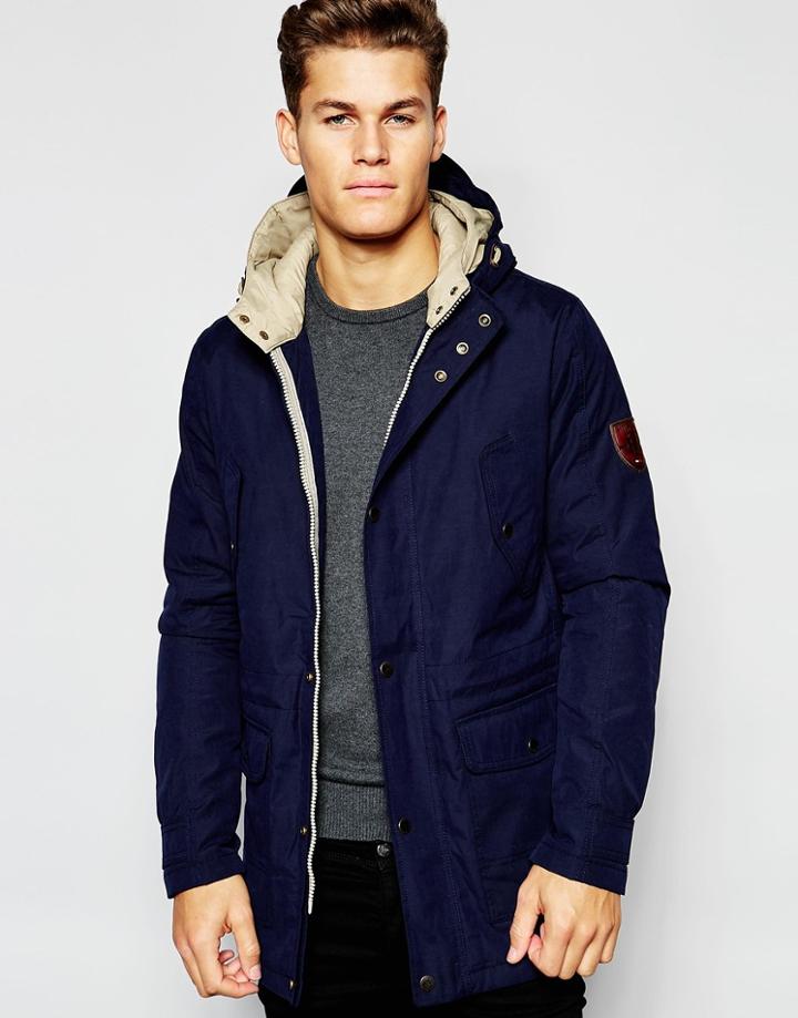 Tommy Hilfiger Jacket In Navy - Navy