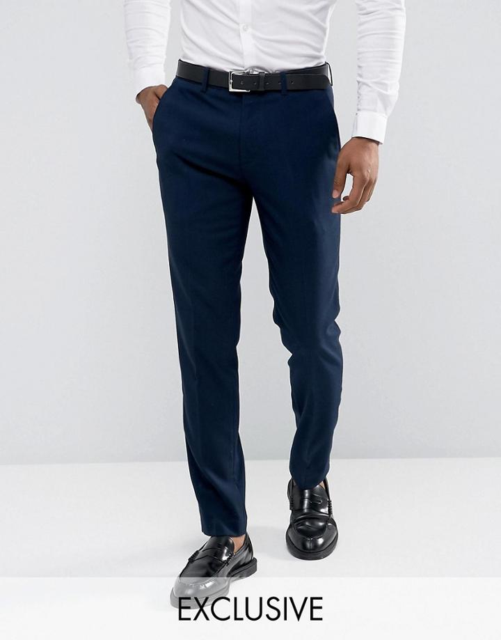 Only & Sons Skinny Suit Pants - Navy