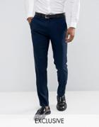 Only & Sons Skinny Suit Pants - Navy