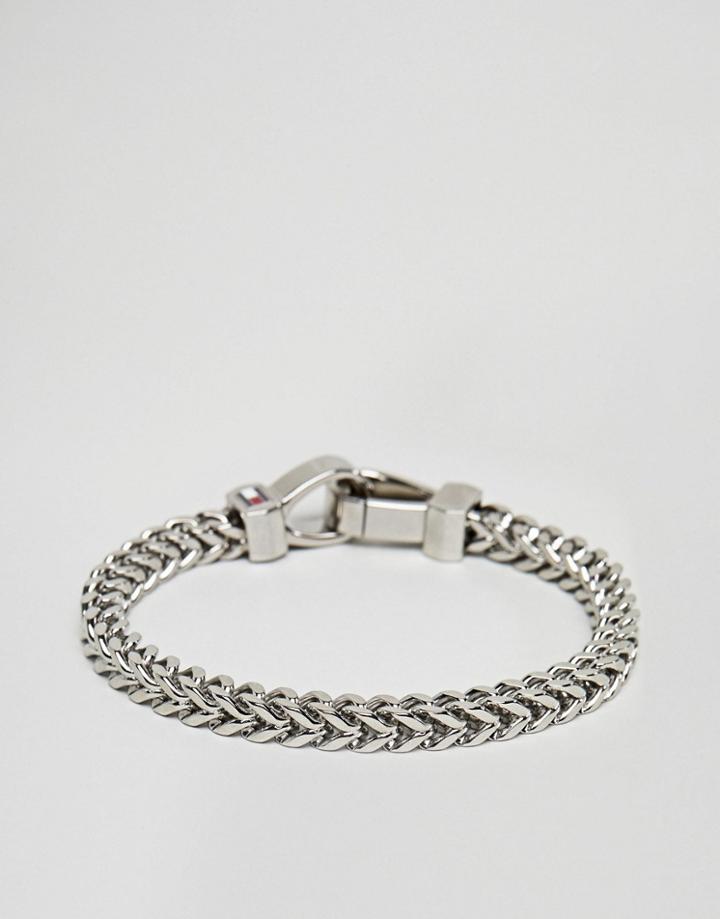 Tommy Hilfiger Box Chain Bracelet In Silver - Silver