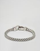 Tommy Hilfiger Box Chain Bracelet In Silver - Silver