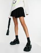 Truffle Collection Chunky Lace Up Shoes With Exaggerated Sole In Black