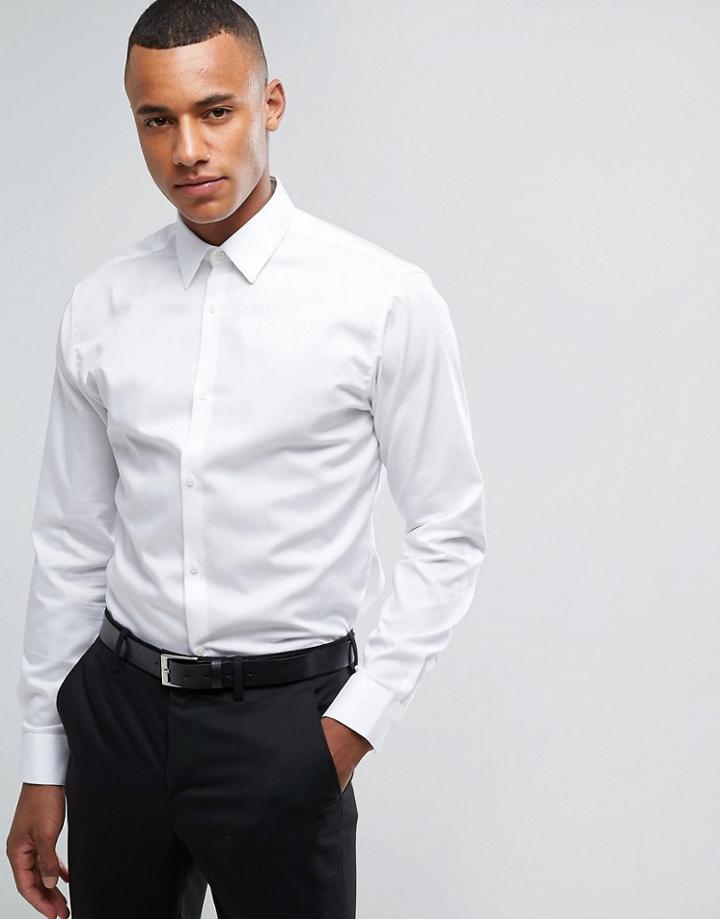 Jack & Jones Premium Slim Non-iron Smart Shirts - White