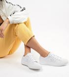 Converse One Star White Monochrome Leather Sneakers