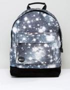 Mi-pac Backpack With Galaxy Print - Black