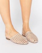 Asos Marbles Woven Mules - Beige