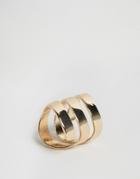 Asos Sleek Bar Ring - Gold